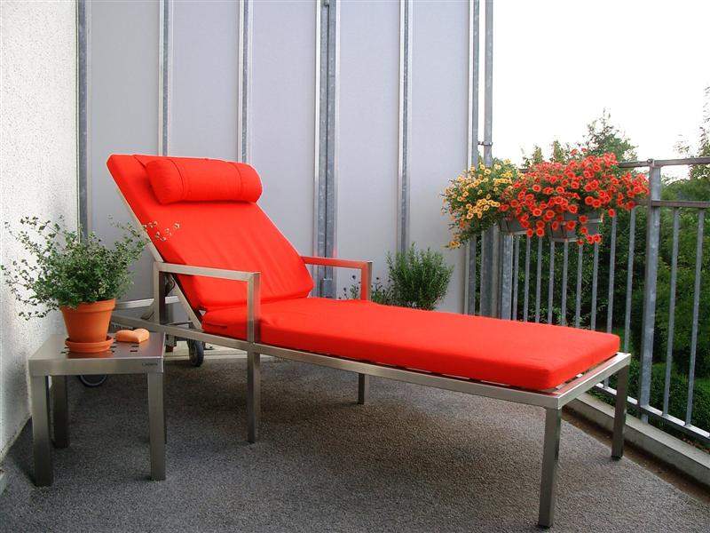 Armlehnen für kleine Liegen - Sonnenliegen - Gartenliegen