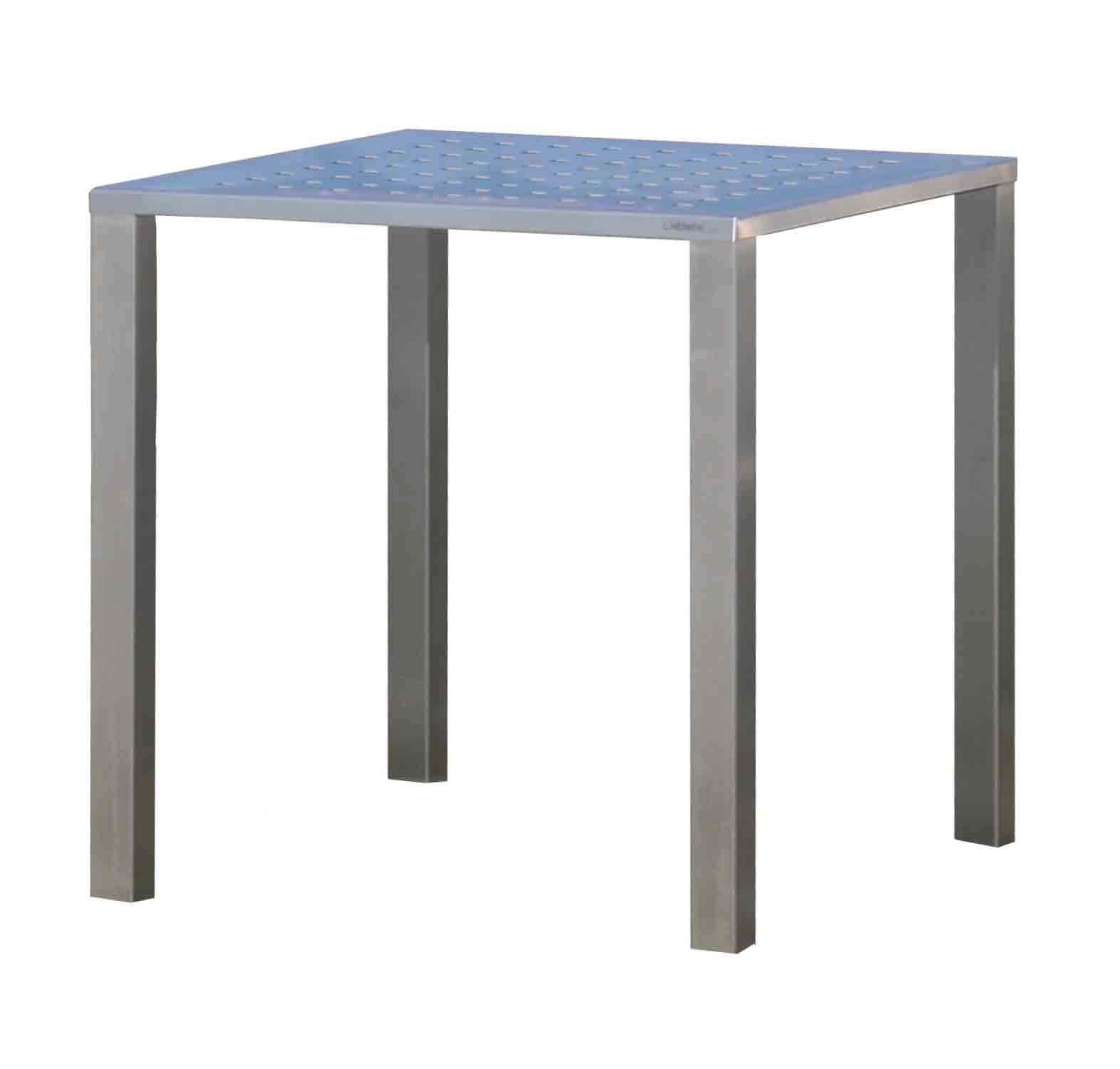 SLIMLINE-Tisch mit gelochter Platte GM-628 (70 x 70 cm) SLIMLINE-Tisch mit gelochter Platte GM-628 (70 x 70 cm)