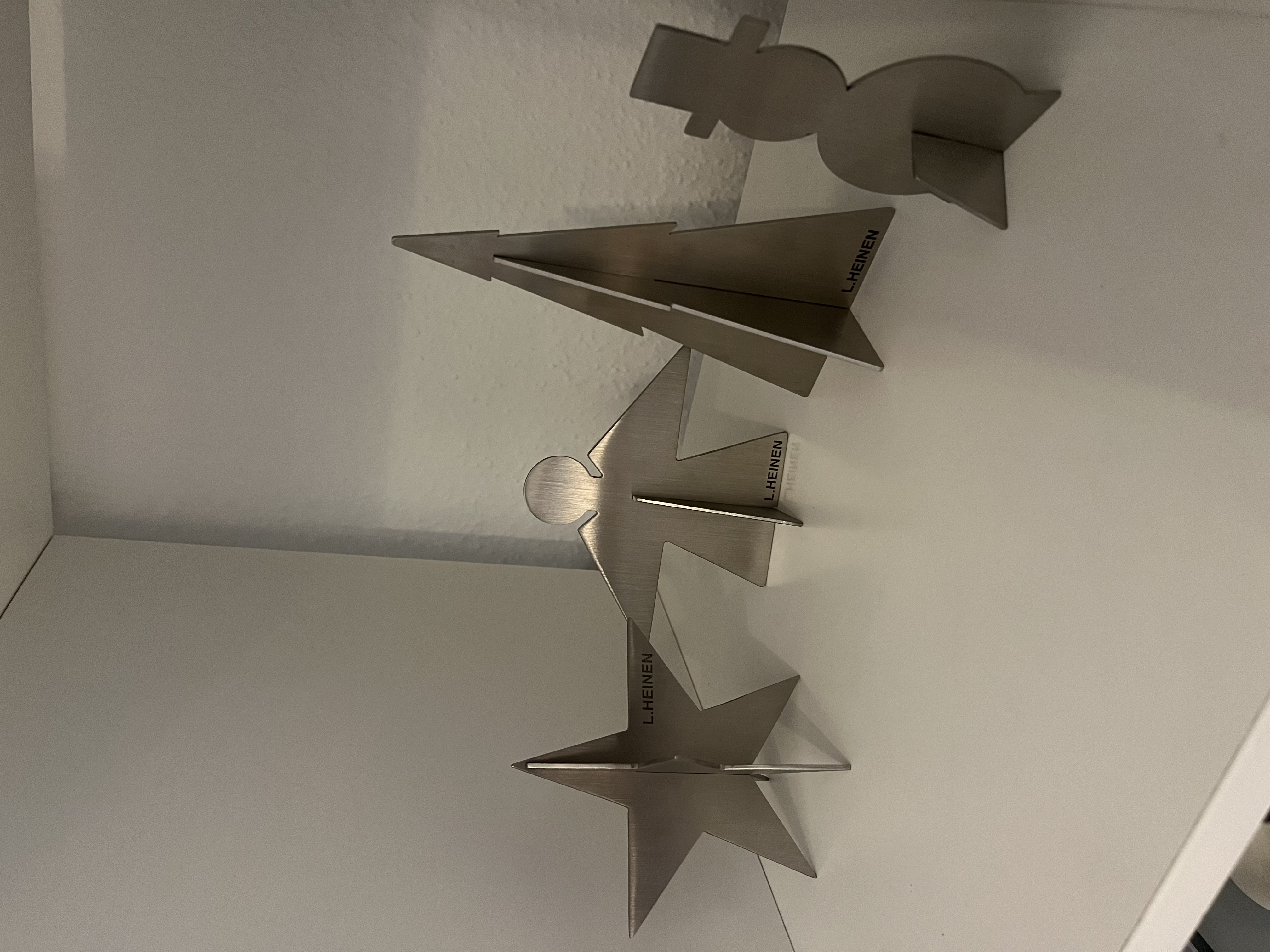 Weihnachtsstern Christstern Adventsstern aus Edelstahl