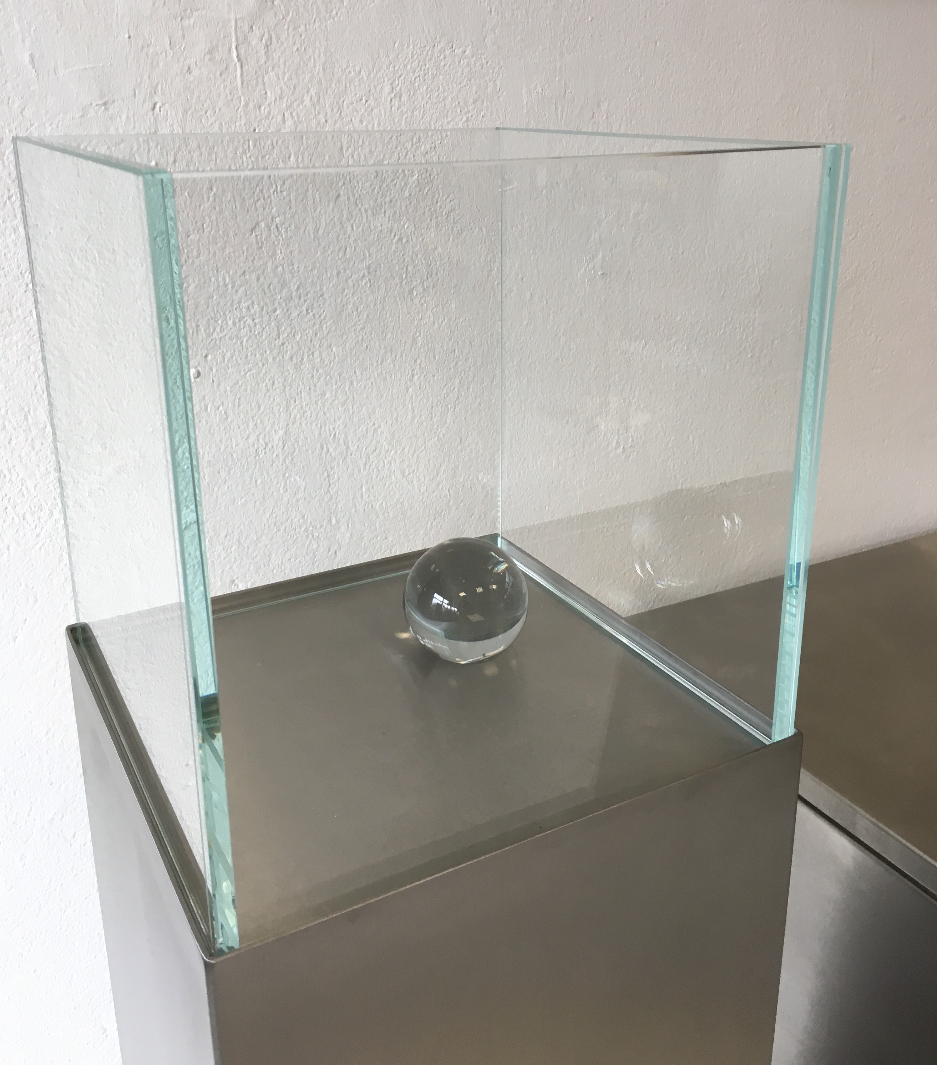 Glaskubus Windlicht