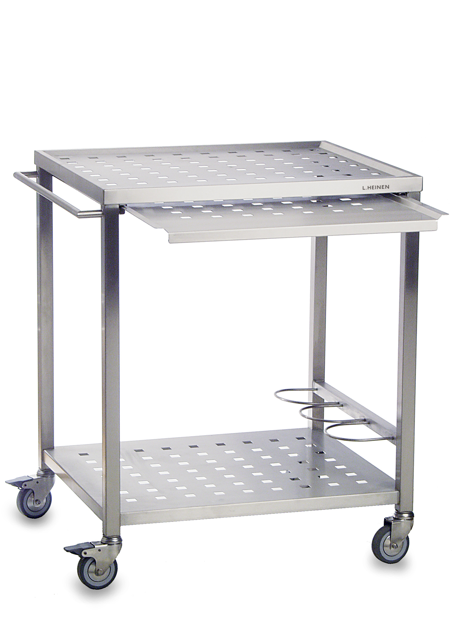 Servierwagen aus Edelstahl Servierwagen aus Edelstahl