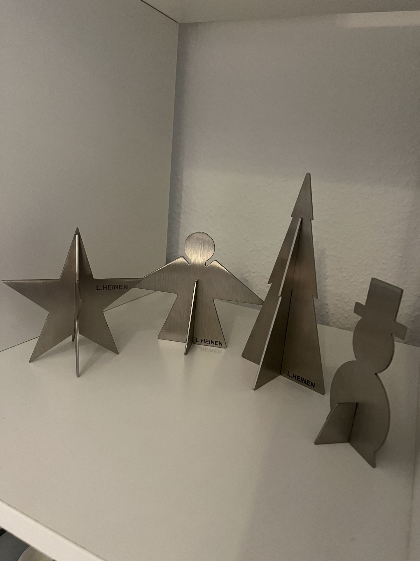 Schneemann aus Edelstahl Schneemann aus Edelstahl