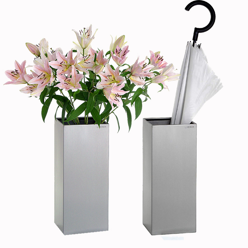 Regenschirmständer / Bodenvase aus Edelstahl