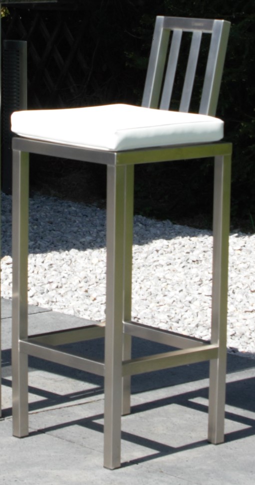 Barhocker aus Edelstahl Barhocker aus Edelstahl