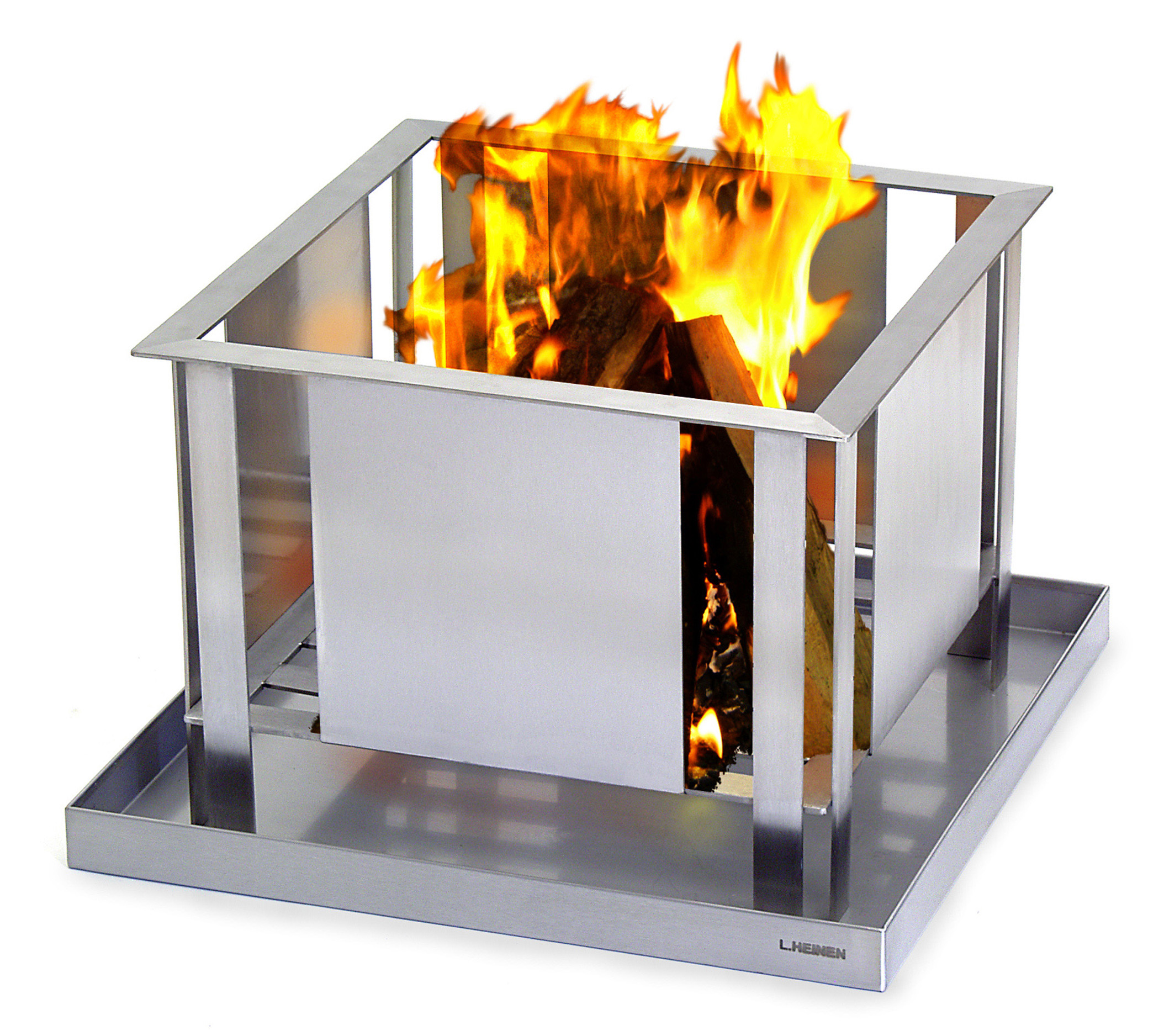 Edelstahl-Feuerstelle Edelstahl-Feuerstelle