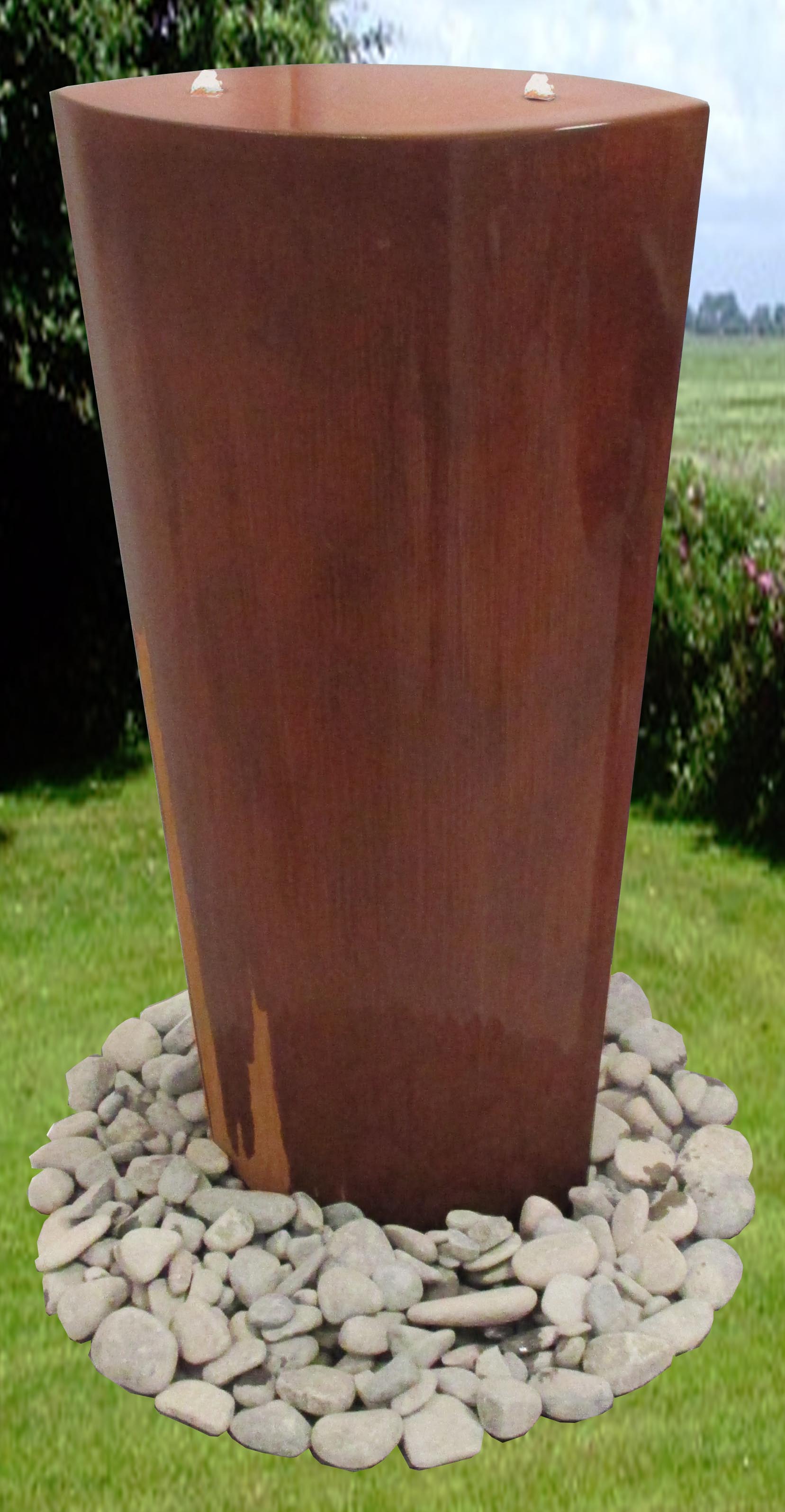 Corten-Brunnen Ellipse Corten-Brunnen Ellipse