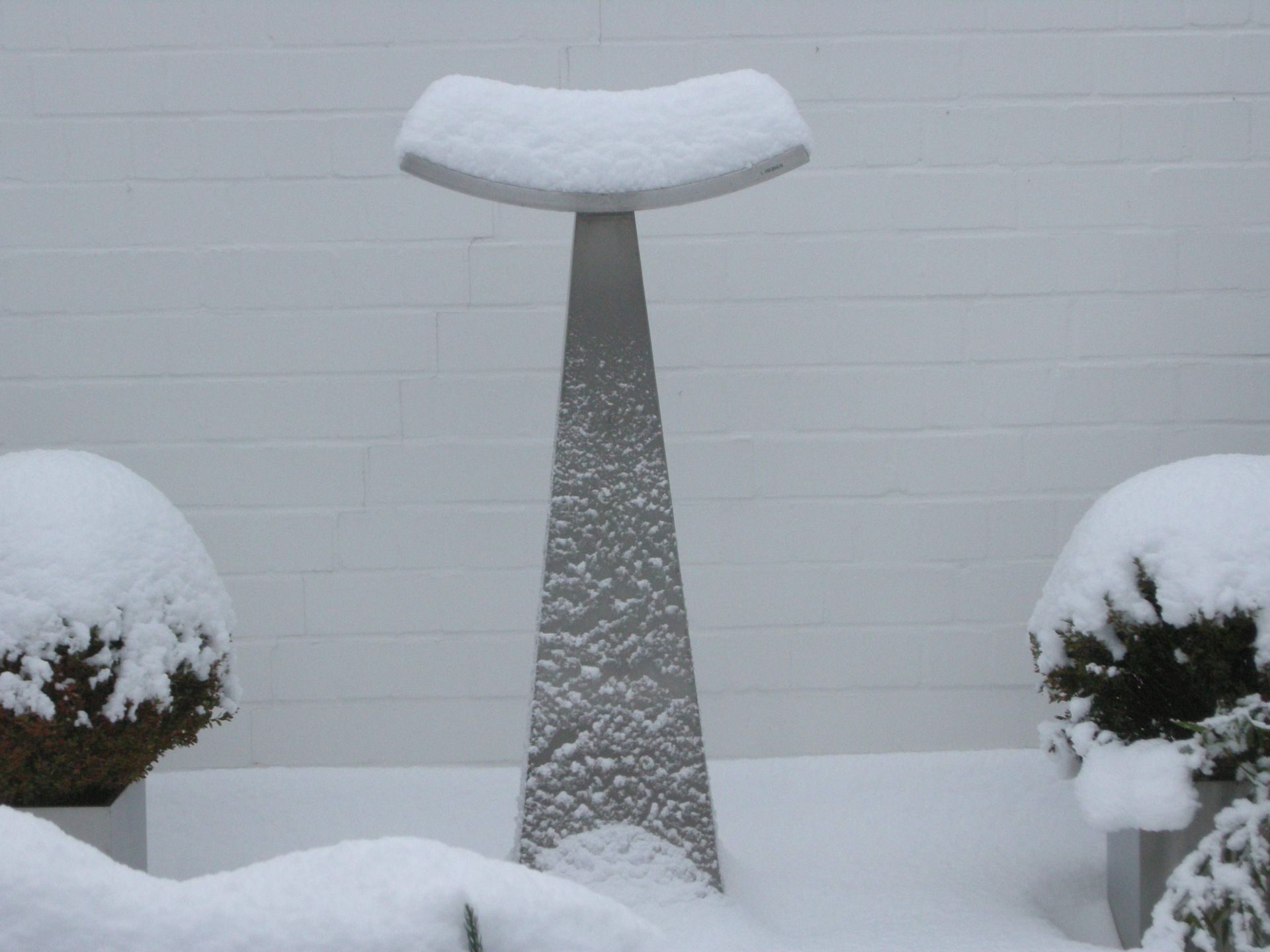 Japanische Skulptur aus Edelstahl